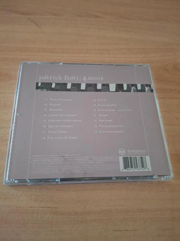 CD Patrick Fiori 4 Mots – photo 3